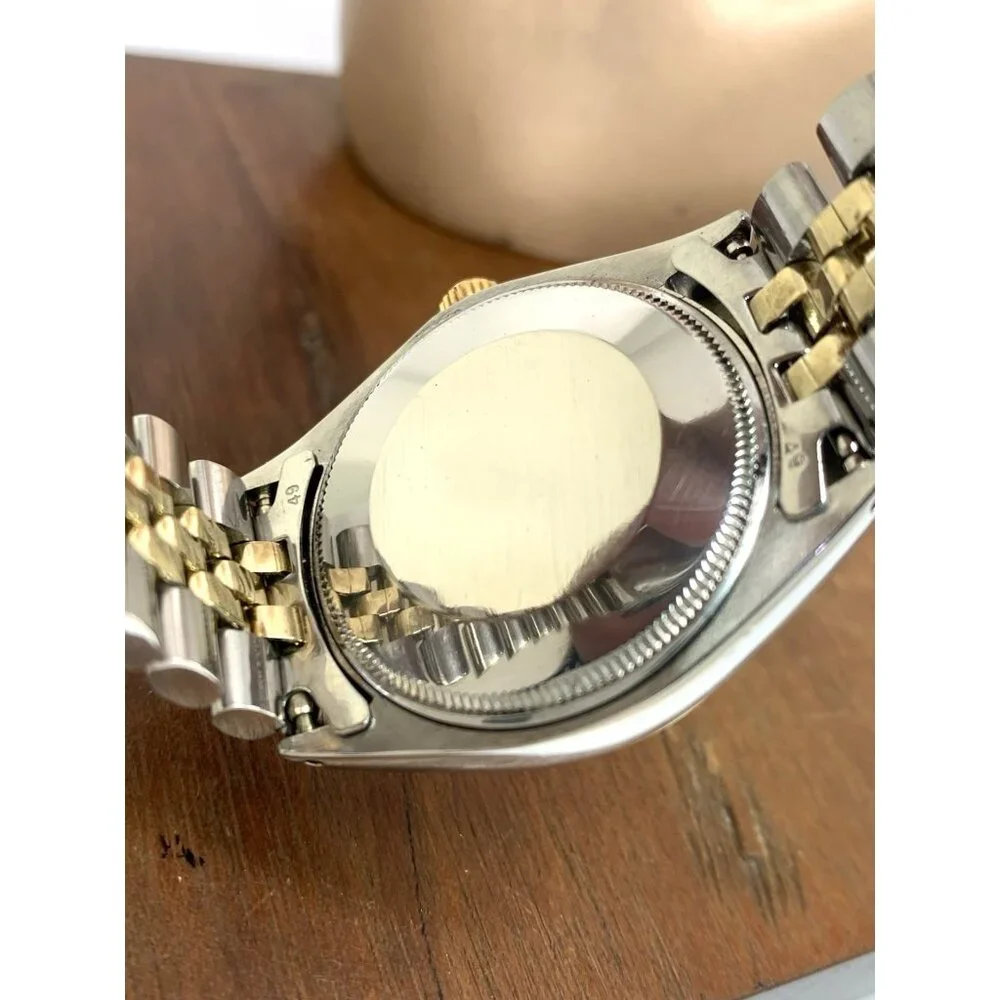 Rolex Oyster Perpetual Men's Watch 1005 Swiss Automatic Vintage 1969 2-Tone 34mm